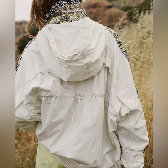 NEW Free People Movement She Fly Jacket In Ivory Combo - Picture 3 of 16